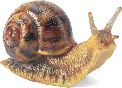 Garden Snail Sculpture, Reptile Resin Sculpture, Suitable for Outdoor Courtyard Pond Garden Lawn Decor Landscape, is The for Garden Enthusiasts (4 inches)