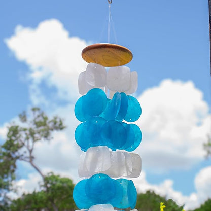 Solange & Frances Spring Decor Wind Chimes for Outside. Garden Decor Wind Chimes. Unique Windchimes Birthday Gifts for Women, Gift for Women Ideas