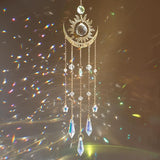 Crystal Suncatcher, Suncatchers for Windows Hanging Indoor Outdoor Prism Rainbow Maker Home Garden Decor for Thanks Giving Valentines's and Mother's Day