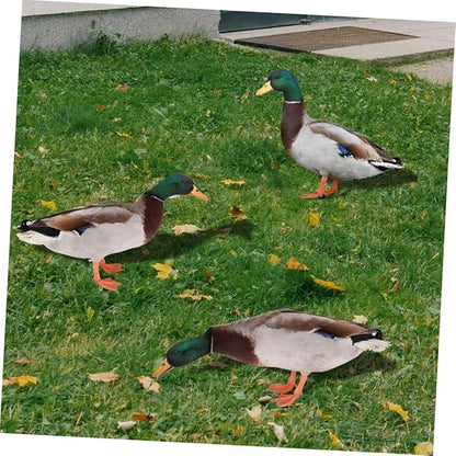 YARNOW 3pcs Acrylic Garden Stake Decor Charming Outdoor Lawn Insert Dusk Pattern for Vibrant Garden Art and Landscape Design