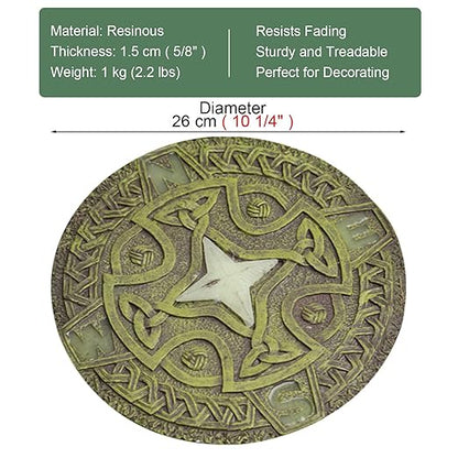 Kunovo Luminous Garden Stepping Stone, Retro Style Outdoor Backyards Pathway Décor Step Stones, Weatherproof Garden Landscaping Decorative Stone (Size : Style1), 58741