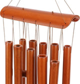 Wind Chimes Wooden Bamboo Wind Chimes with Amazing Deep Tone for Relaxation Patio Garden Home Decor