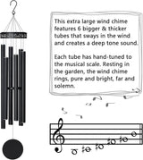 60" Extra Large Wind Chimes for Outside Deep Tone, Sympathy Gifts Memorial Wind Chimes Outdoor Clearance, Church Chime for Garden,Yard,Patio & Lawn