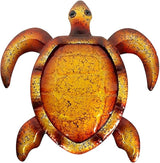 Sculpture Tabletop Metal Turtle Wall Decor Bathroom Glass Art Iron Sculpture Outdoor Blue Hanging Bedroom Patio Porch Or Fence