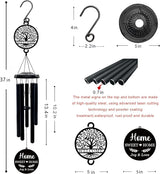 37'' House Warming Gifts New Home Wind Chimes,Housewarming Gifts Ideas for Women, Men, Couple, New Homeowner,Outdoor Decor for Patio,Garden,Yard