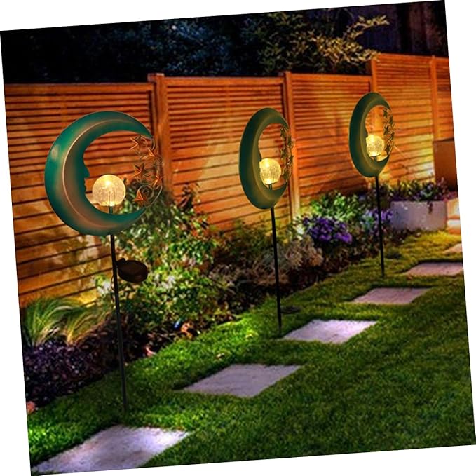1pc Solar Courtyard Shape Lawn Decor for Garden Easy Install Solar Ground Inserted Light for Pathway Patio and Outdoor Spaces