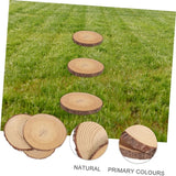 CANIGHT Garden Decorative Wood Paver for Outdoor Pathways and Landscaping and Portable Wooden Garden Decor