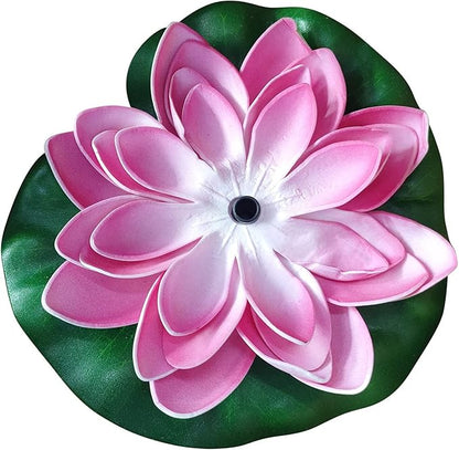 Water Fountain Solar Bird Bath Fountains with 6 Nozzles Free Standing Floating Lotus Solar Powered Water Fountain Outdoor Solar Fountain Pump for Patio,Pool,Pond,Garden,Fish Tank Decor