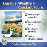 Caroline's Treasures Nevada Sagebrush in Watercolor House Flag Large Porch Sleeve Pole Decorative Outside Yard Banner Artwork Wall Hanging, Polyester, House Size, Multicolor
