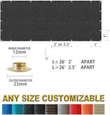 Houssity Black 3' x 78' Balcony Deck Fence Privacy Screen Cover Panel Shade Cloth Fabric for Chain Link Fence Patio Pool Railing Driveway Walkway Porch Playground Dog Kennel Residence Commercial Use