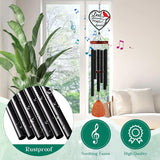 Kathfly Cardinal Wind Chimes for Loss of Loved One, 28" Memorial Wind Chimes for Outside, Cardinal Sympathy Bereavement Condolence Funeral Windchime Gifts for Loss of Father Dad Him