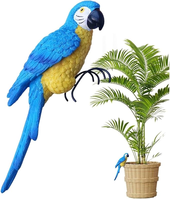 Garden Decor Resin Bird Statues Garden Decorative Sculptures Outdoor Decor Outdoor Decor(D)