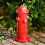 Metal Dog Fire Hydrant, 16" Fake Fire Hydrant Pee Post for Dogs, Large Dog Training Tool with Stakes, Indoor/Outdoor Garden Yard Statue & Decor