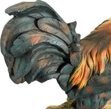 22.4" H Rooster Garden Statue – Garden Decor with Realistic Detail Chicken Sculpture, Standing Rooster Garden Ornament for Decor