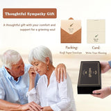 Sympathy Gifts for Loss of Loved One, Memorial Wind Chimes, Funeral Bereavement Gifts Baskets, Windchimes in Memory of a Loved One Mom Dad Husband Brother - Golden