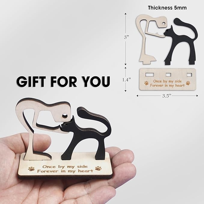 Personalized Cat Memorial Suncatcher Custom Name Shapes Pet Ornament Window Car Hanging Sympathy Gift for Loss of Cats Bereavement Keepsake Remembrance Gifts for Cat Lovers