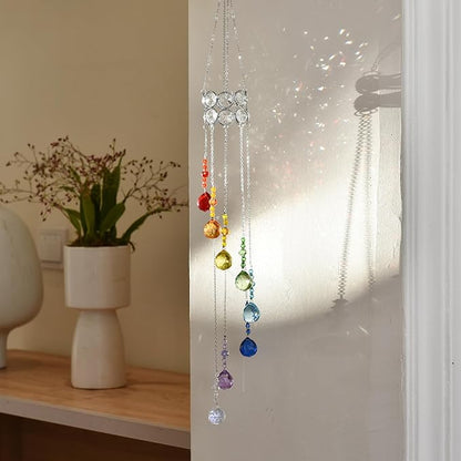 Hanging Crystal Sun Catcher, 20mm Crystal Balls, Rainbow Maker, Hanging Crystals for Decoration, Window Decoration, Ideal Gift