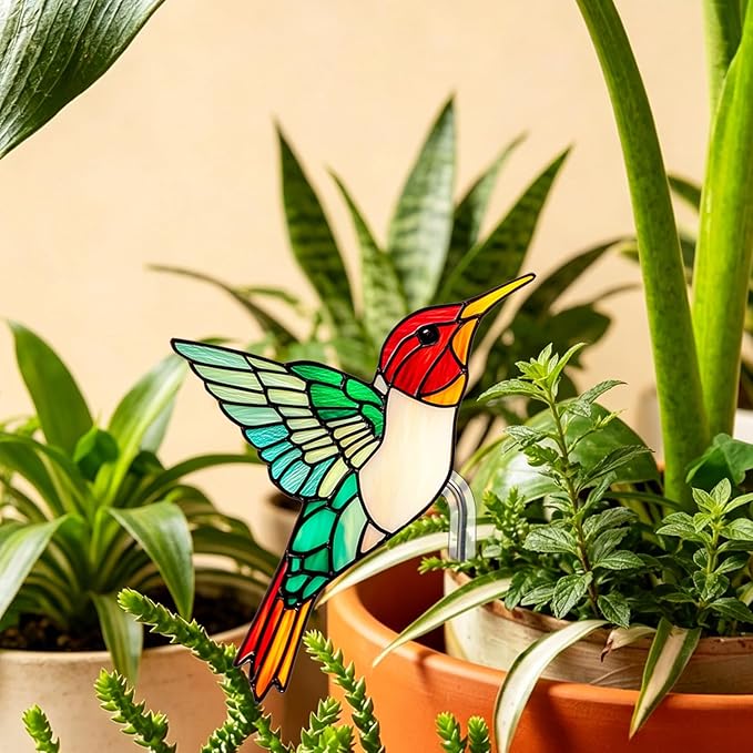 Hummingbird Gifts for Women Mom Grandma, Hanging Planter for Indoor Outdoor Garden, Bird Lover Plant Decor, Mothers Day Birthday Gifts from Daughter Son16