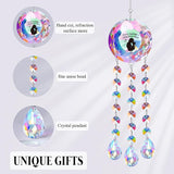 Suncatcher Crystal Memorial Gifts Decor for Loss Mom Daughter Grandma - Every Sparkle’s a Hug from Above, Prism Beads Sympathy Gift for Loss of Mother, Memorial Gifts for Loss of Mom