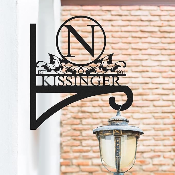 Custom Name Decorative Metal Wall Hook Indoor and Outdoor | Personalized Wall Mounted Hanging Plant Hooks for Plant Lovers | Customizable Wind Chimes Hangers | Home Decor Gift for Mom Grandma