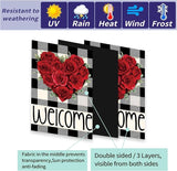 Seasonal Garden Flags Set of 12 Double Sided 12x18 Inch, Small Yard Flags for Outside, Christmas Halloween Easter Valentine's Day Decor, Spring Summer Fall Winter Holiday Garden Decorations