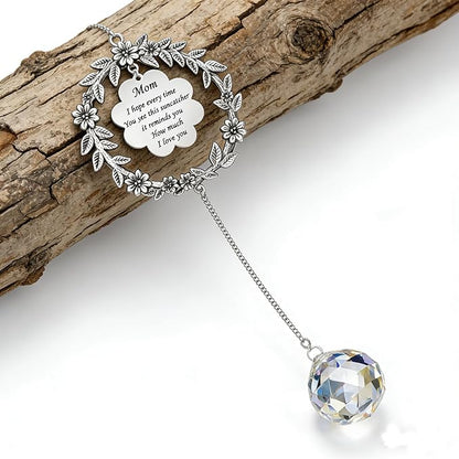 Gifts for Mom, Suncatcher Birthday Gifts for Mom from Daughter Son, Sun Catcher for Christmas Birthday Mothers Day Thanksgiving