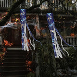 Jeiento Blue Dragonfly Windsock Flag Recycle Wind Socks for Outside,Party Home Farmhouse Yard Wind Sock Outdoor Hanging Decor,2 Piece Set|40-Inch Windsock Flag