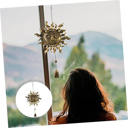 Happyyami 1pc Wind Chime Decorative Bell for Outdoor Spaces Rustic Blessing Wind Chime for Gardens and Patios Easy to Install Hanging Ornament for Home Decor