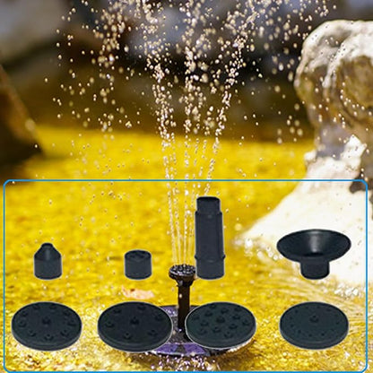 Floating Solars Bird Bath Water Fountains Light Garden Waterfalls Fountains Pond Panel Powered Water Pumps Garden Oxygenation Pumps for Pond