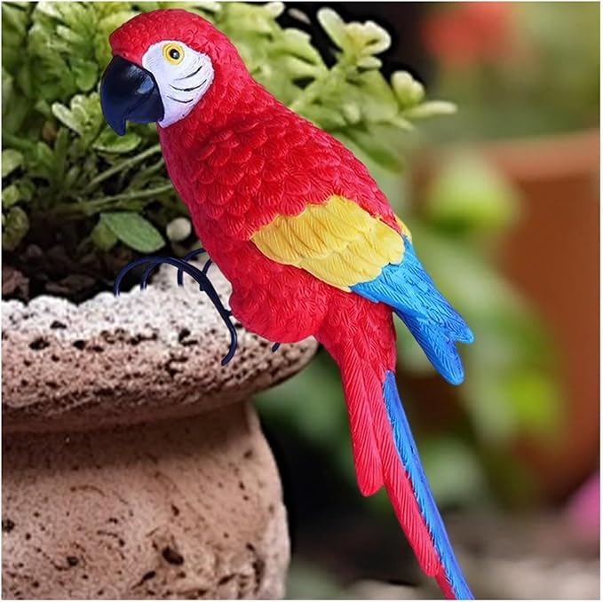 Garden Decor Resin Bird Statues Garden Decorative Sculptures Outdoor Decor Outdoor Decor(E)