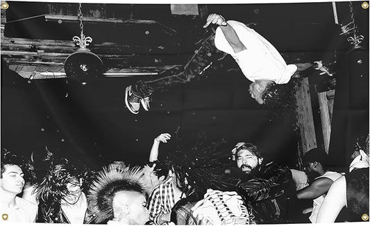BYADKOA- Playboi Carti Die Lit Album Cover Flag Banner Aesthetic Decorative Durable Man Cave Wall tapestry with 4 Brass Grommets 3x5 Feet Flag Suitable For Indoor And Outdoor Decorate for College Dorm
