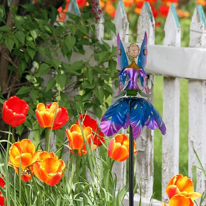 Wind Spinner Outdoor,Waterproof Garden Windmill Spinners,Kinetic Metal Sculpture for Outdoor Yard Lawn Patio Decorations