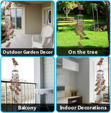 37" Dogs Wind Chimes for Garden,Home,Balcony,Yard,Outdoor Decor, Sympathy Wind Chimes, Dog Chimes, Dog Ornament, Wind Catcher, Blessing Wind Bell, for Mom,Grandma,Family,Women,Friend