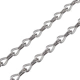 EBOOT 2 Pcs Hanging Chain for Bird Feeders, Planters, Lanterns and Ornaments (Silver,35 Inch)