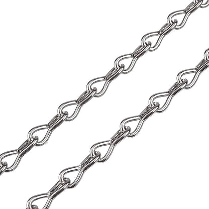 EBOOT 2 Pcs Hanging Chain for Bird Feeders, Planters, Lanterns and Ornaments (Silver,35 Inch)