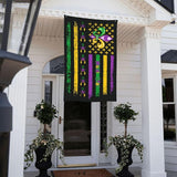 Mardi Gras Flag 3x5 Ft Outdoor Indoor With Grommet Garden Yard Banner Decorative Sign