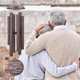 Personalized Sympathy Wind Chime, Memorial Wind Chimes for Loss of Loved One, Bereavement in Memory Wind Chimes, Sympathy Gifts in Memory of Father, Mother or a Loved One, Product in USA