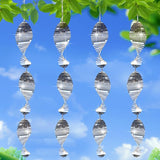 12Pcs Bird Deterrents for Outside, 4 Set Highly Reflective Hanging Wind Spinners Outdoor Metal Bird Reflectors for Outside Garden Decor Lightweight Bird Devices to Scare Birds Away from Yard