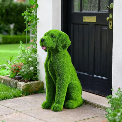 Outdoor Garden Statue Decoration, Resin Material, Handmade, Suitable for Villa Courtyards Gardens and Lawns(A,27 * 27 * 40cm)