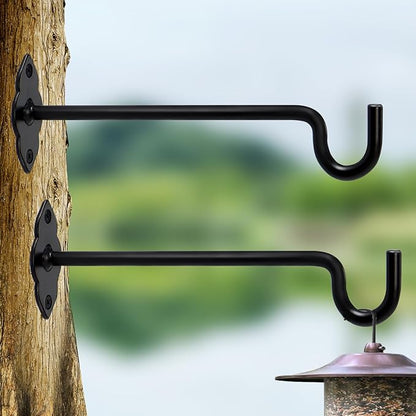 10 Inch 4 Pack Plant Hangers Outdoor or Indoor Plant Hooks Hanging Plant Bracket for Home Decor Bird Feeders