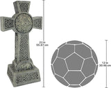 Design Toscano DB25692 Donegal Celtic High Irish Cross Memorial Statue, Single