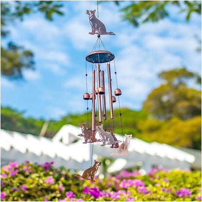 German Shepherd Dog Wind Chimes for Outside,Dog Gifts for Women Men/Memorial/Sympathy/Birthday Gifts Metal windchimes Outdoors/Indoors,Garden Decor,Patio,Home,Porch,Yard Decorations