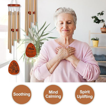 Gifts for Mom, Ideas Wind Chimes for Mom, Birthday Gifts for Mom from Son Daughter, Love Gifts for Thanksgiving Christmas Mothers Day