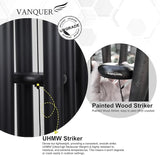 Vanquer Wind Chimes for Outside Deep Tone - 48'' Wind Chimes Outdoor Clearance, Deep Tone, Memorial WindChimes, Outdoor Décor, Wind Spinner, Sympathy Gift, Patio, Home Décor (Black)