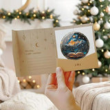 Celestial Opening Book Acrylic Suncatcher, Bookish Suncatchers for Window Hanging Ornament, Art Garden Decor for Book Lover Reader Bookworm, Gifts for Mother's Day, Mom, Grandma, Wife, Women, Nana