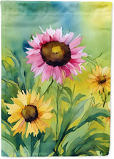 Caroline's Treasures Kentucky Goldenrod in Watercolor Garden Flag Mailbox Flag Decorative Yard Flag Banner Outside Patio Artwork Yard Flower Beds, Garden Size, Multicolor