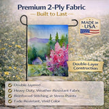 Caroline's Treasures Idaho Syringa in Watercolor Garden Flag Mailbox Flag Decorative Yard Flag Banner Outside Patio Artwork Yard Flower Beds, Garden Size, Multicolor
