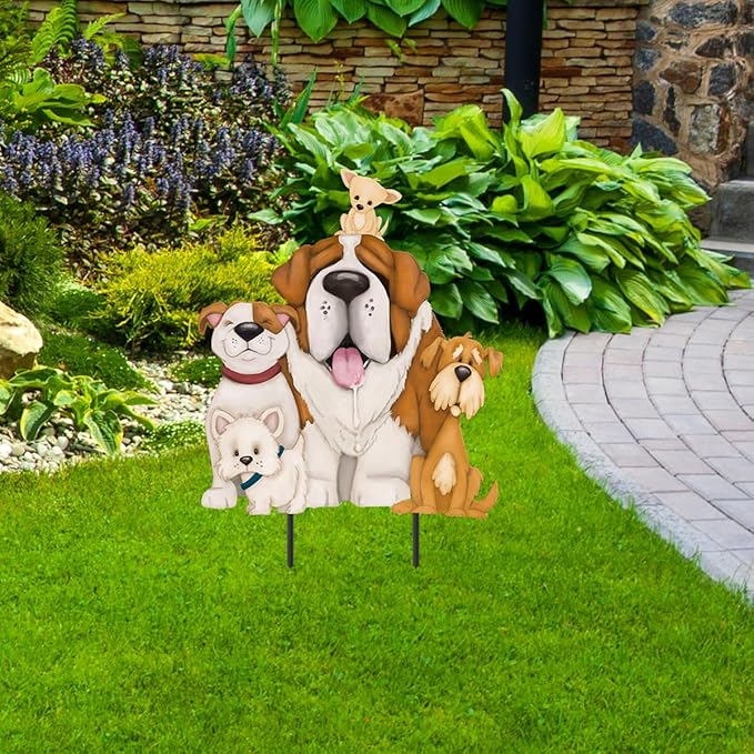 Briarwood Lane Dogs Spoiled Here Metal Art