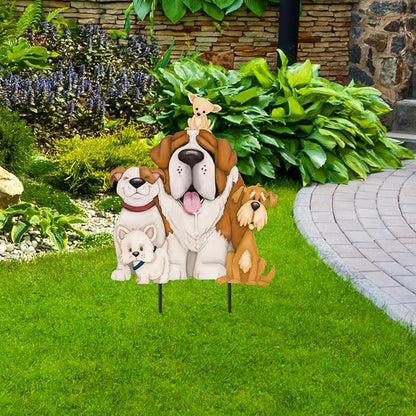 Briarwood Lane Dogs Spoiled Here Metal Art