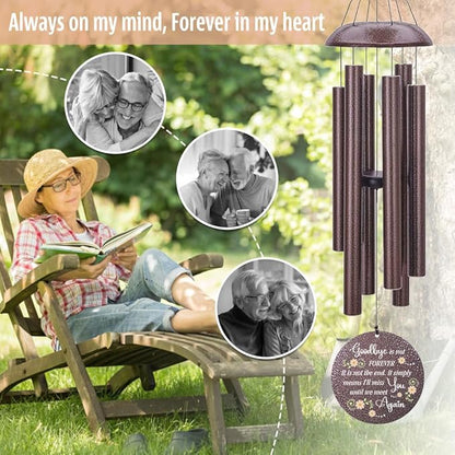 Personalized Sympathy Wind Chimes Gift, Memorial Wind Chimes, for Loss of Loved One Prime, Bereavement/Sympathy/Memorial Gift for Loss of Mother Father Husband Remembrance, Ship from US